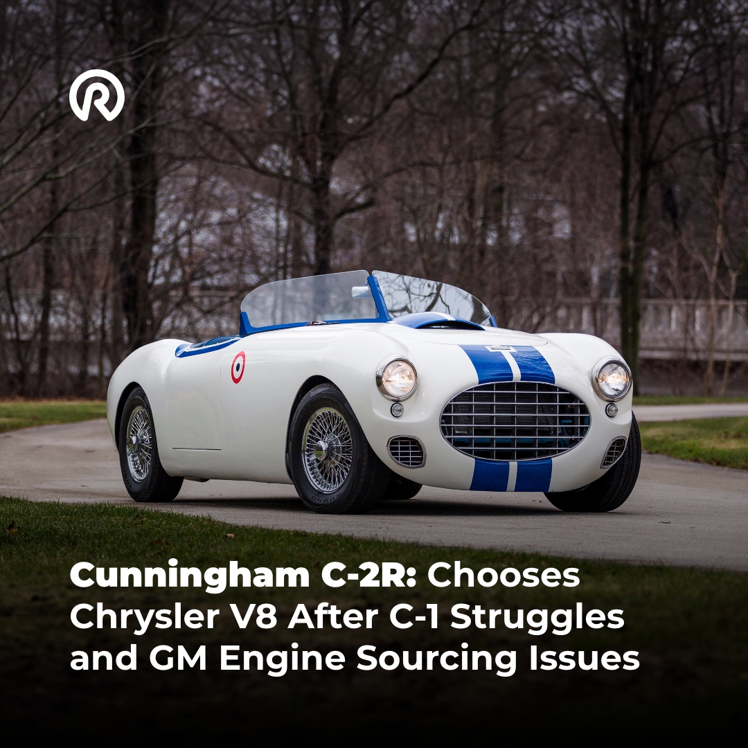 roarington_meta's tweet photo. Relive the glory of Cunningham’s automotive legacy. 🌟 From Le Mans triumphs to the elegant C-3 Continental, experience a journey of innovation and elegance that revolutionized the 50s auto world. Find out more on https://t.co/t3cF4vMpwp.

#ClassicCars #LeMans https://t.co/E3hrCkUBvO