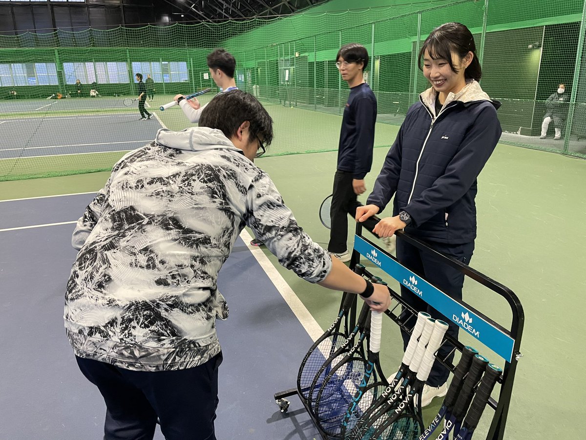 DiademInc's tweet photo. 2/4（日）DIADEM試打会スタート！
@モリパークテニスガーデン https://t.co/DEzBX2CIjN