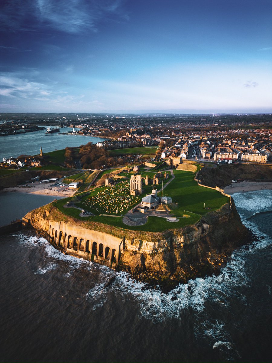 Tynemouth early yesterday morning. #dronephotography #DJIMini3Pro