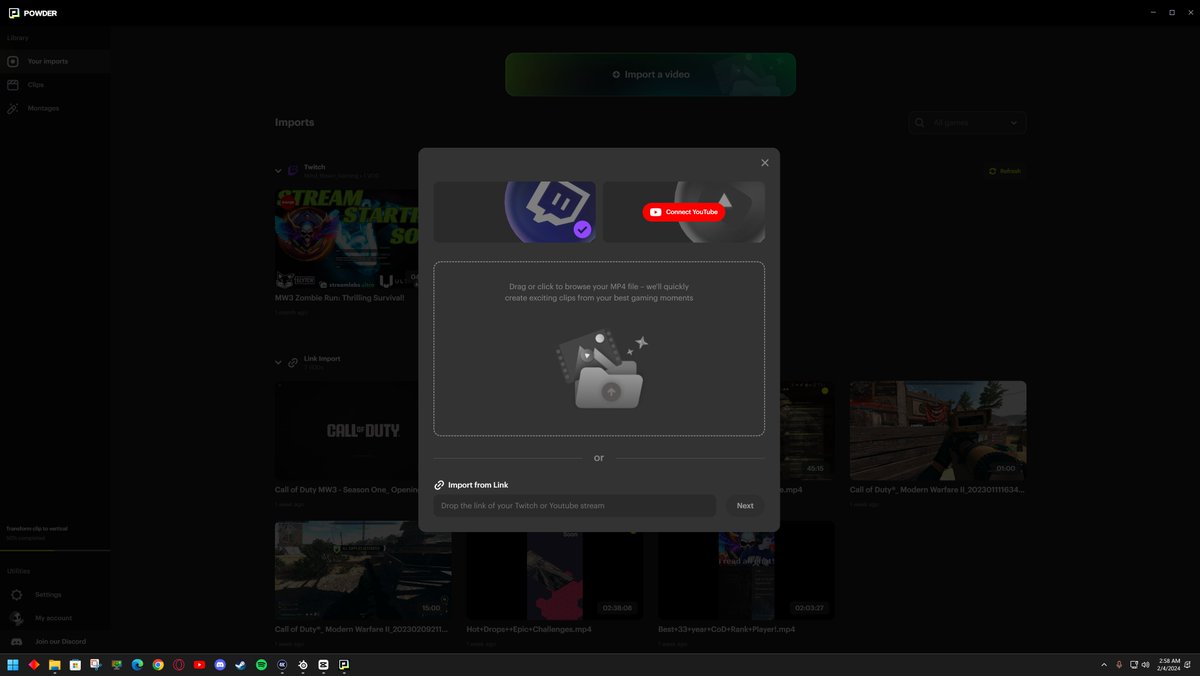 MBlownGaming's tweet photo. 🚀 Just in! @Powder_gg released Powder Studio 5.2.0! Connect your YouTube channel to download long videos, create montages, and export in vertical format. Trim or extend your clips, enjoy improved filters, and manage hard drive space! #PowderStudio #VideoEditing #NewUpdate #GamingNews