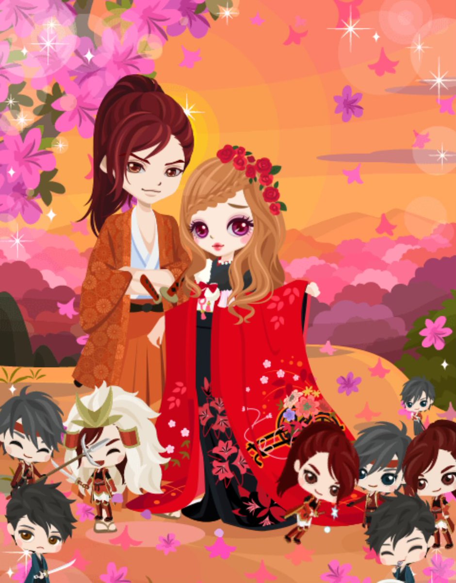SunBofu's tweet photo. The Lord and Lady Takeda 🥺🥺🥺❤️🧡 https://t.co/FY8onTlOoY