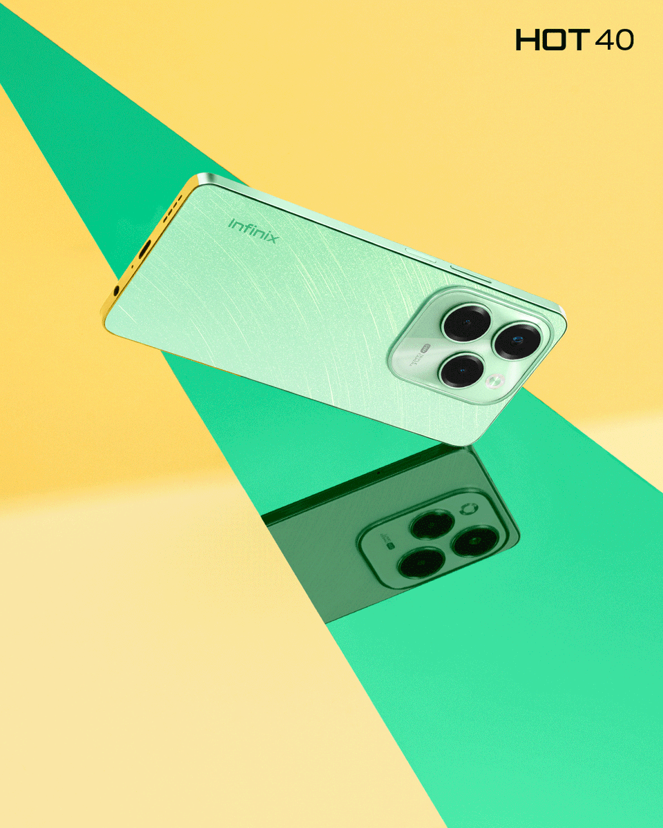 Infinix_Mobile's tweet photo. Starfall Green💚
#InfinixHOT40SERIES #FastandFun https://t.co/9ZzWLCQcMy