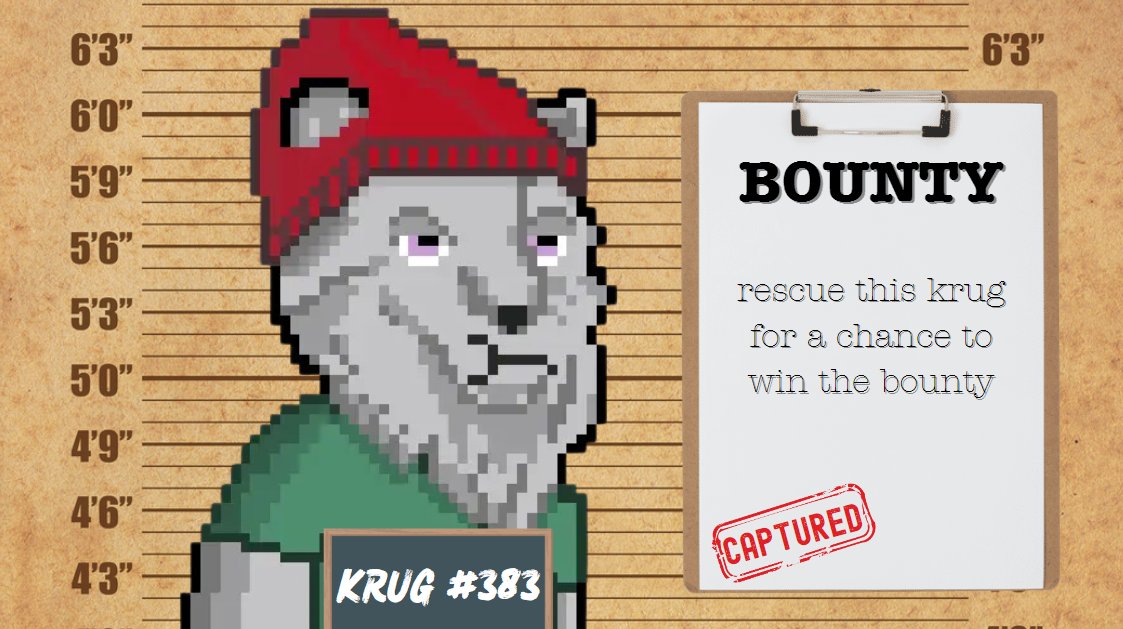 KrugsNFT's tweet photo. We gave away a @BVDCAT_ to a lucky holder of a bounty Krug yesterday.

New Bounty Krug is up! 

Holders of bounty Krugs will stand a chance to win prizes in our regular giveaway throughout the season. https://t.co/ZiIit10PqH