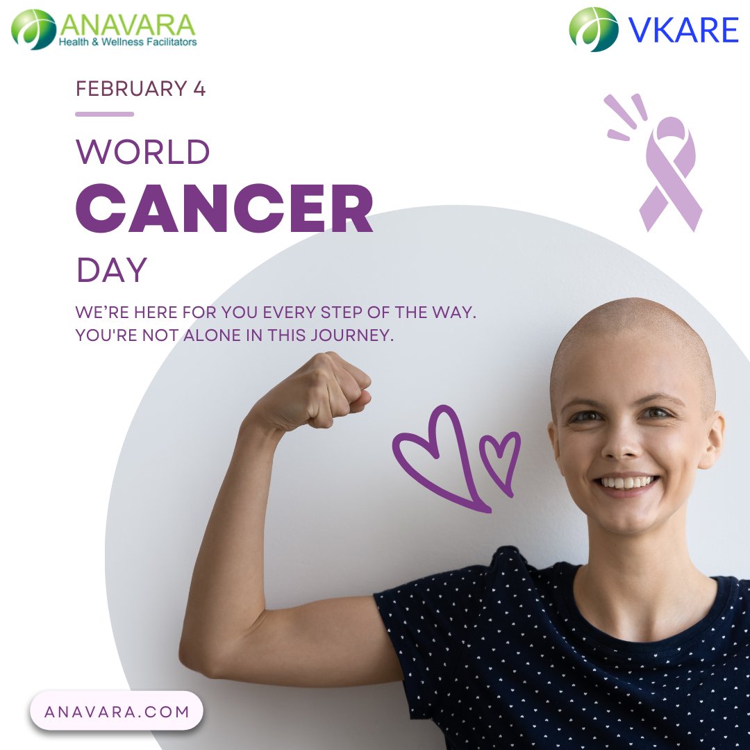 On #WorldCancerDay, let's stand together, raise awareness, and inspire hope for a future where every life is cancer-free. . . #WorldCancerDay2024 #CancerAwareness #HopeForACure #FightAgainstCancer #TogetherAgainstCancer #BeatCancerTogether #EndCancerNow #WCD2024 #Anavara