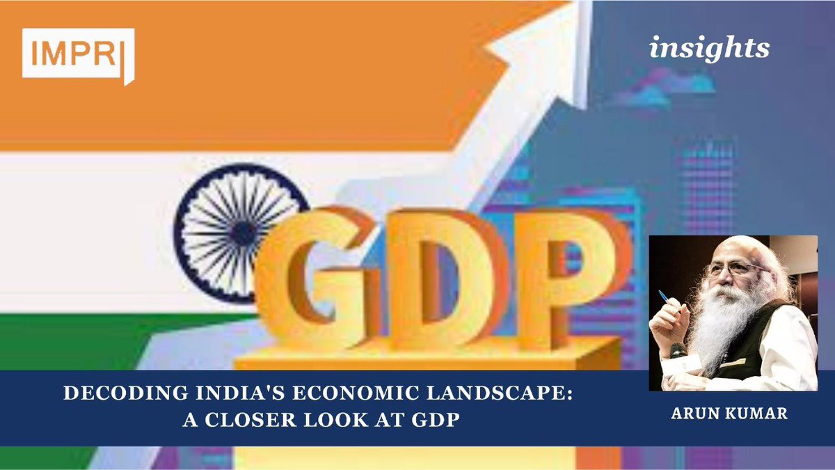 impriindia's tweet photo. Decoding India’s Economic Landscape: A Closer Look at GDP | #impri Insights
By Arun Kumar
#gdp #growth #sensex #marketfluctuations #development #kshaped #recovery #vshaped #impact #policy
https://t.co/E4E0D4BTkc https://t.co/ElVUPobkCa