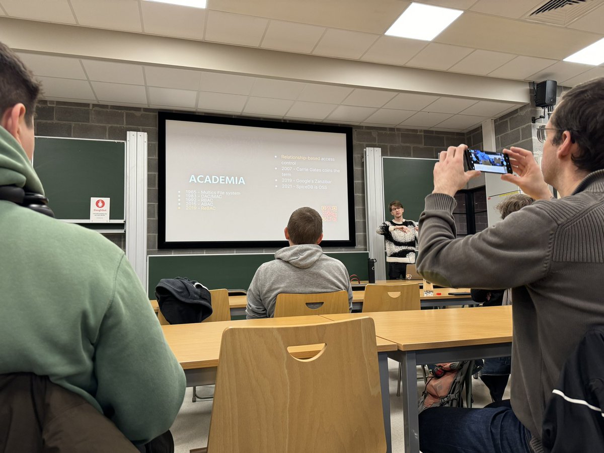 Frederic 🧊 Branczyk @brancz@hachyderm.io (@fredbrancz) on Twitter photo .<a href="/jimmyzelinskie/">social:x#tweet@user:jimmy</a> talking about SpiceDB in the IAM devroom at #FOSDEM
(Picture doesn’t do it justice but the room is packed at 9AM! 👏) .<a href="/jimmyzelinskie/">social:x#tweet@user:jimmy</a> talking about SpiceDB in the IAM devroom at #FOSDEM
(Picture doesn’t do it justice but the room is packed at 9AM! 👏)