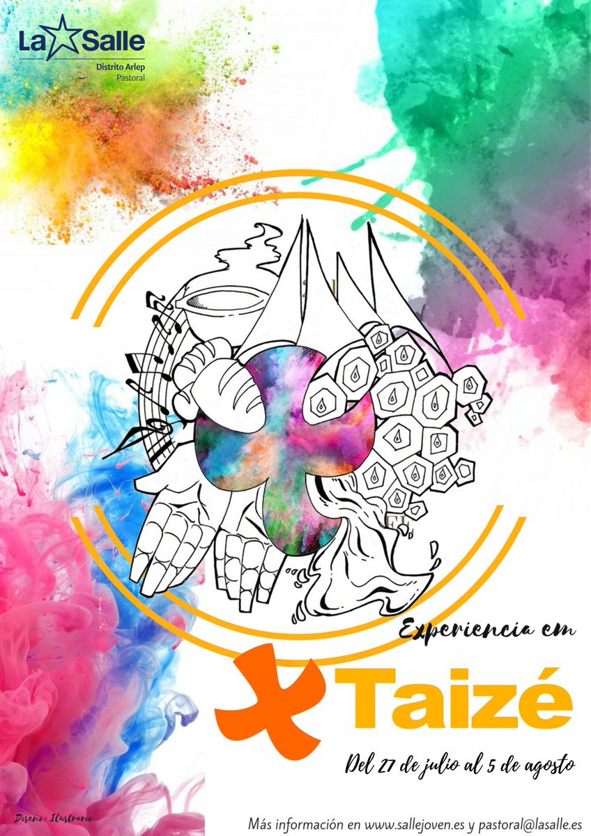 🔝<a href="/sallepastoral/">Pastoral La Salle</a> <a href="/SalleJoven/">Salle Joven ARLEP</a> nos ofrece este #verano la oportunidad de disfrutar de la experiencia de una semana en <a href="/taize_es/">Taizé_es</a> participando de un encuentro con miles de jóvenes del mundo entero
👉🏻 Universitarios y educadores
 ℹ️  #Pastoral
#laPastoralmola💙💛
#SomosLaSalle💫