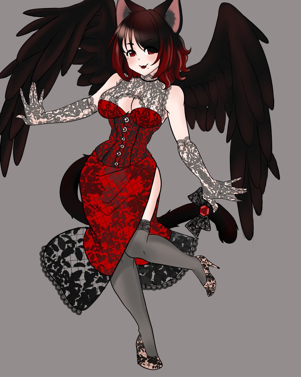 RubyRavenwing's tweet photo. Subathon Day 2: We're still here! Yipee! || !socials !subathon
https://t.co/pFWQQKoT70
#subathon #vtuber #twitchstreamer 

(art credit @ElexiaVtuber_)
#RubyRFanart https://t.co/wDwz6jCIAP