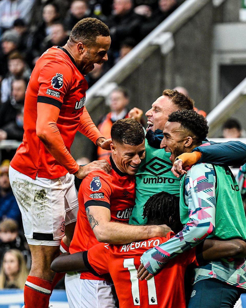 LutonTown's tweet photo. Waking up on Sunday after picking up four #PL points this week! 💪 https://t.co/A8kW9uZDpO
