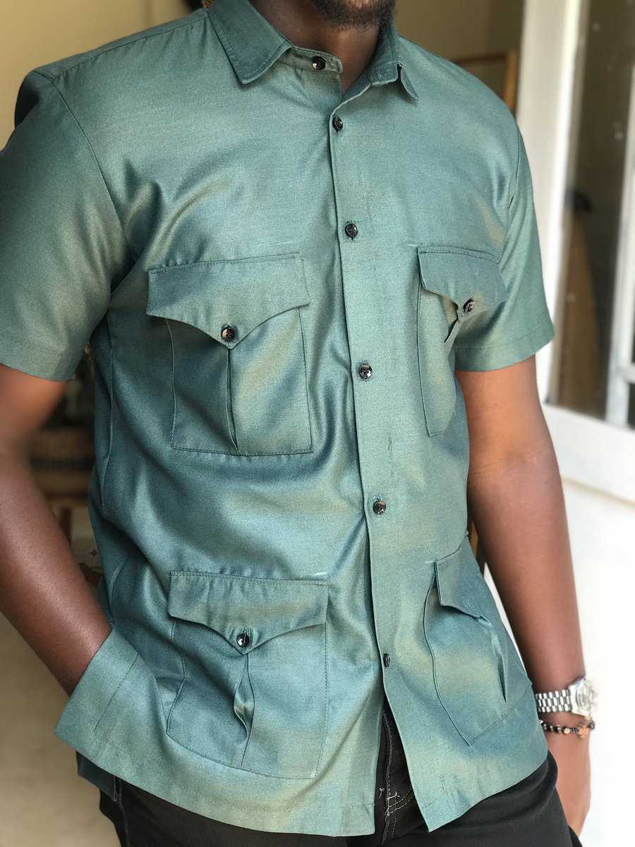 happinessfashi1's tweet photo. "Wearing green to stand out in the crowd, because ordinary is never an option. This shirt is a tribute to bold choices.
NZIZA SHIRT
#BoldInGreen #menstyle #richmen #classic #style #madeinrwanda #happiness #fashion #hf2024 https://t.co/chCYSIdYdQ