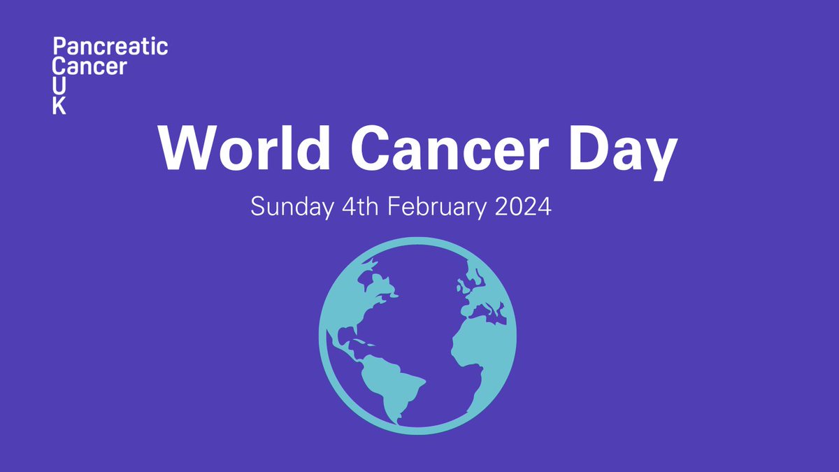 Today is #WorldCancerDay 🌍 and we’re standing with everyone who has been affected by cancer, in particular those affected by the #LessSurvivableCancers; brain, liver, lung, stomach, oesophageal and pancreatic. 

 Find out more about #PancreaticCancer: bit.ly/48YEFOS