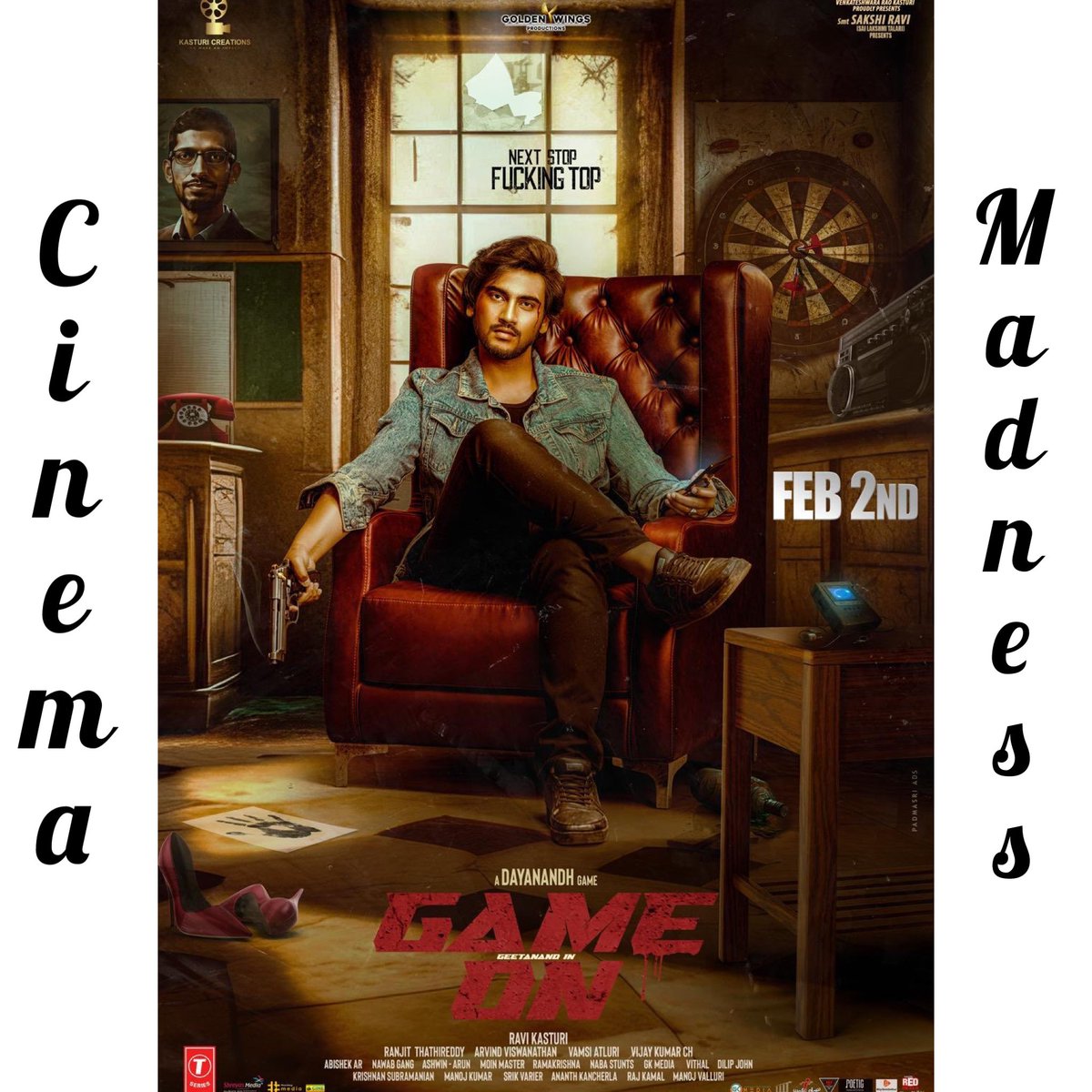 CinemaMadness24's tweet photo. #GameOn (Telugu) {2.5/5} - Game Ok.
#GameOnMovie #GameOnReview https://t.co/LDO27DXYBm