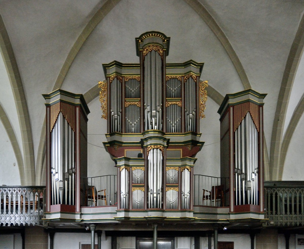 nikolausmella's tweet photo. Today marks the 185th anniversary of the death of the German #OrganBuilder, Michael #Oestreich. :-) ❄️ 🧭 † #Dringenberg 🇩🇪 #Deutschland
Evangelische Kirche Horn, Orgelprospekt aus dem späten 17. Jahrhundert.
📸: Tsungam, 17th May 2014. https://t.co/AvwN3bgURh