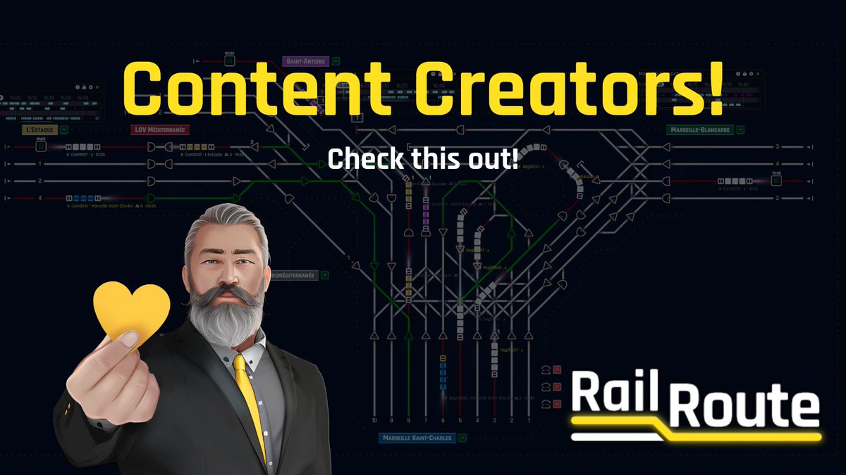 I am so proud of what the team have accomplished during all these years of developing Rail Route! ⭐️
 
If you are a content creator and interested in the game, let me know!