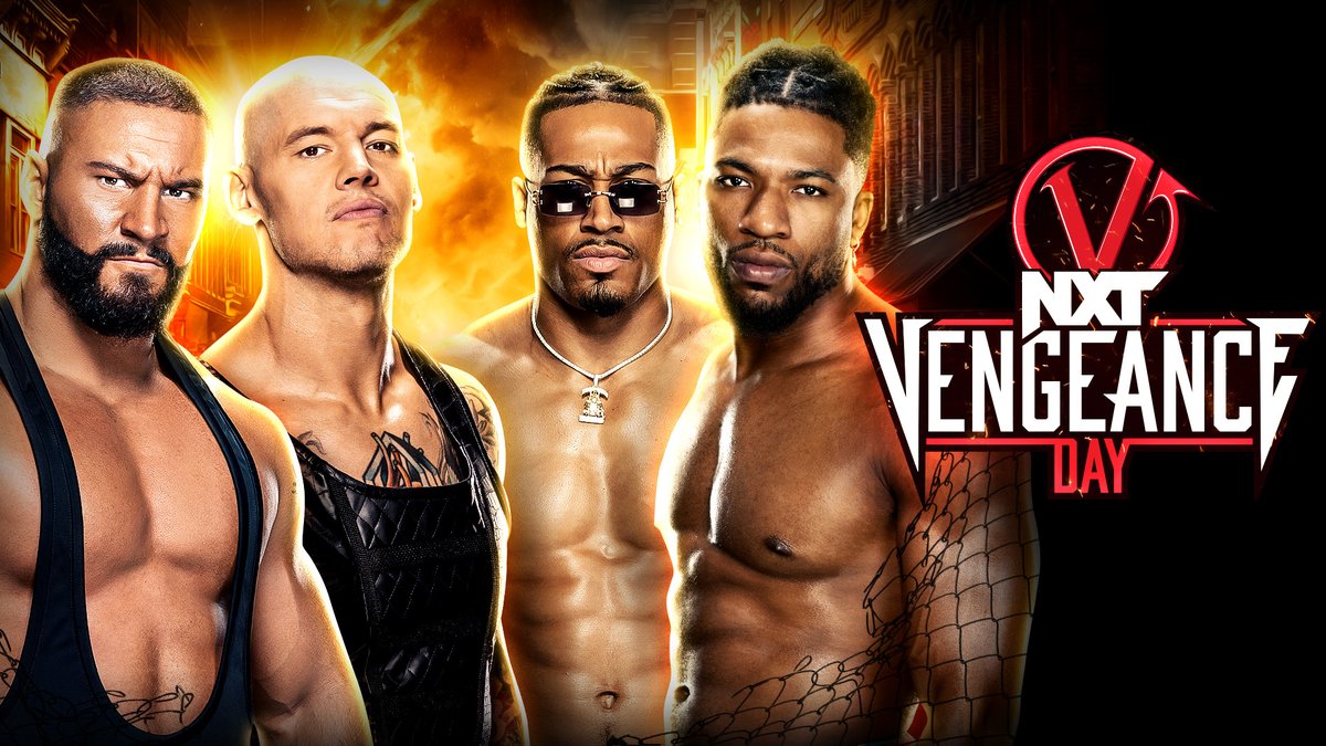 Today at #VengeanceDay 🏆 @UNBESIEGBAR_ZAR vs. @_trickwilliams 🏆 @Real_Valkyria vs. @roxanne_wwe 🏆 Oba Femi vs. @dragonlee95 🏆 @BaronCorbinWWE & @bronbreakkerwwe vs. @Carmelo_WWE & @_trickwilliams - Dusty Cup Final Tune in 2pm (NZDT) on @WWENetwork! wwe.com/shows/nxtple/w…