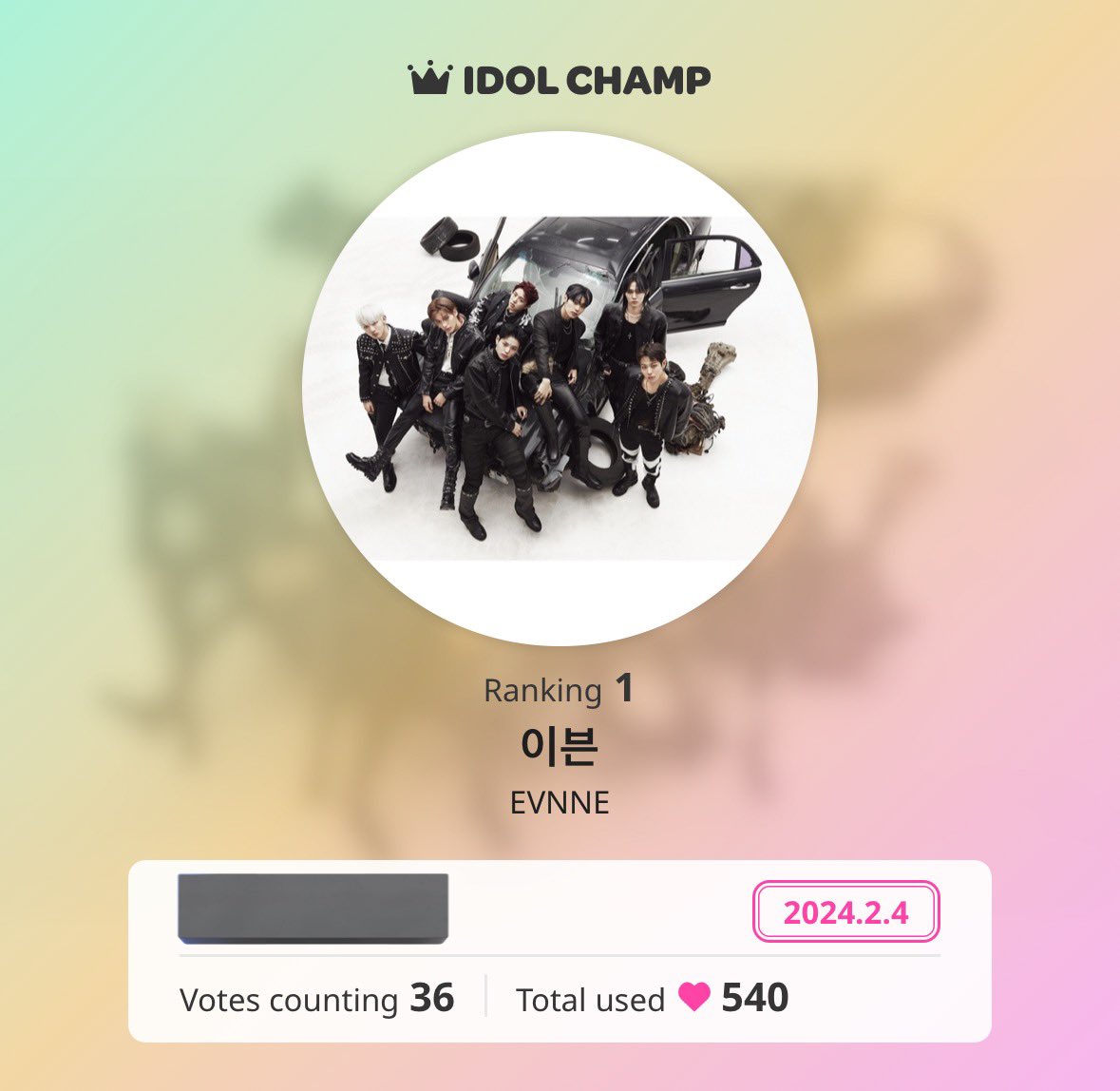 evnne_hanbin's tweet photo. Reminder that Show Champion Greenroom Decoration voting is ongoing on IDOLCHAMP and will end tomorrow Feb 5 (Mon) 1pm KST. Please keep voting to widen the gap till the end and let's win the special cake, snacks and waiting room decorations for them on Junghyun's Graduation Day 🥺 https://t.co/WHn3KBJUNo