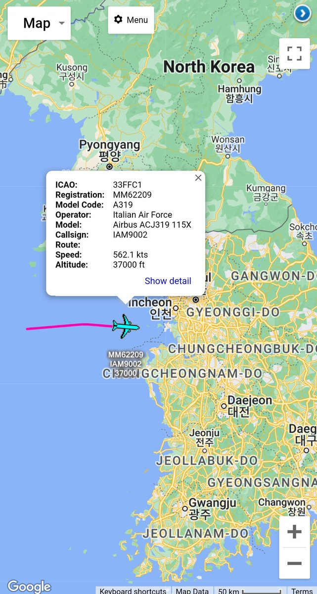 scan_sky's tweet photo. Italian Air Force 🇮🇹 - ACJ319-115X - #MM62209 - #IAM9002
Italian Prime Minister Giorgia Meloni 🇮🇹 Heading To #Japan 🇯🇵.
PM Meloni Will Meet With Her Japanese Counterpart PM Fumio Kishida 🇯🇵 To Discuss Several Topics Including Italy Taking Over #G7 Presidency From Japan. https://t.co/h6eUvyn2iY