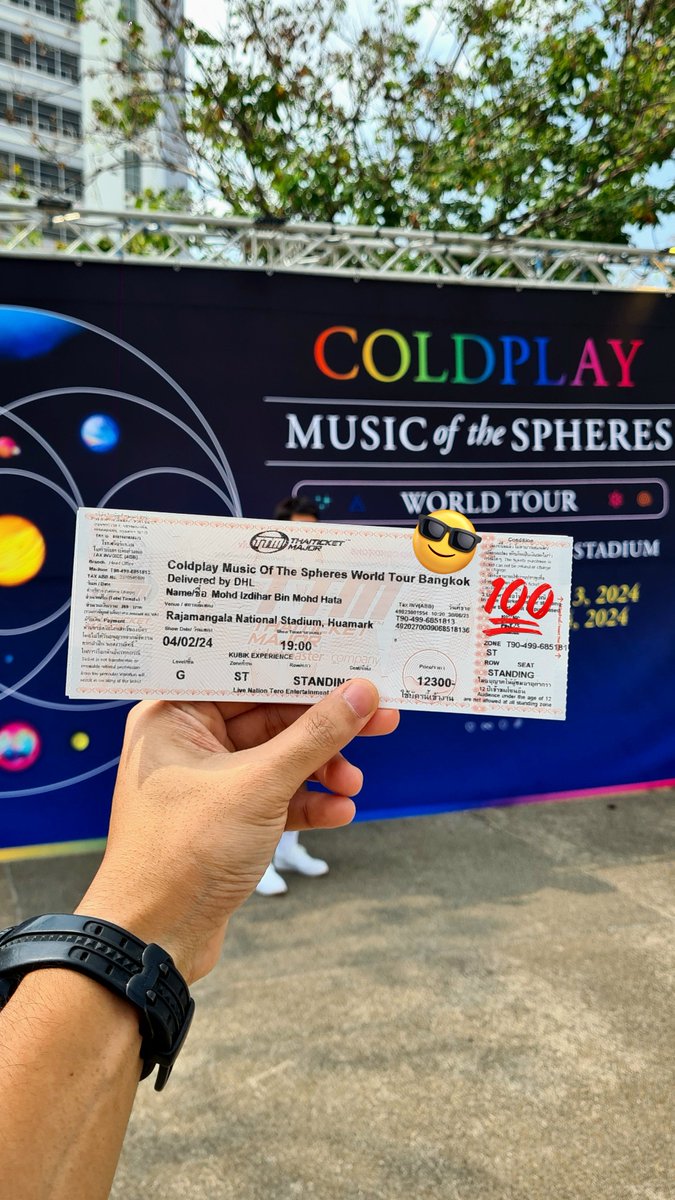 groova_hata's tweet photo. Lesssgooooooo! 💙

#ColdplayBKK
#ColdplayBangkok
#ColdplayInBangkok
#MOTSWTBKK https://t.co/gziUeCgGOv