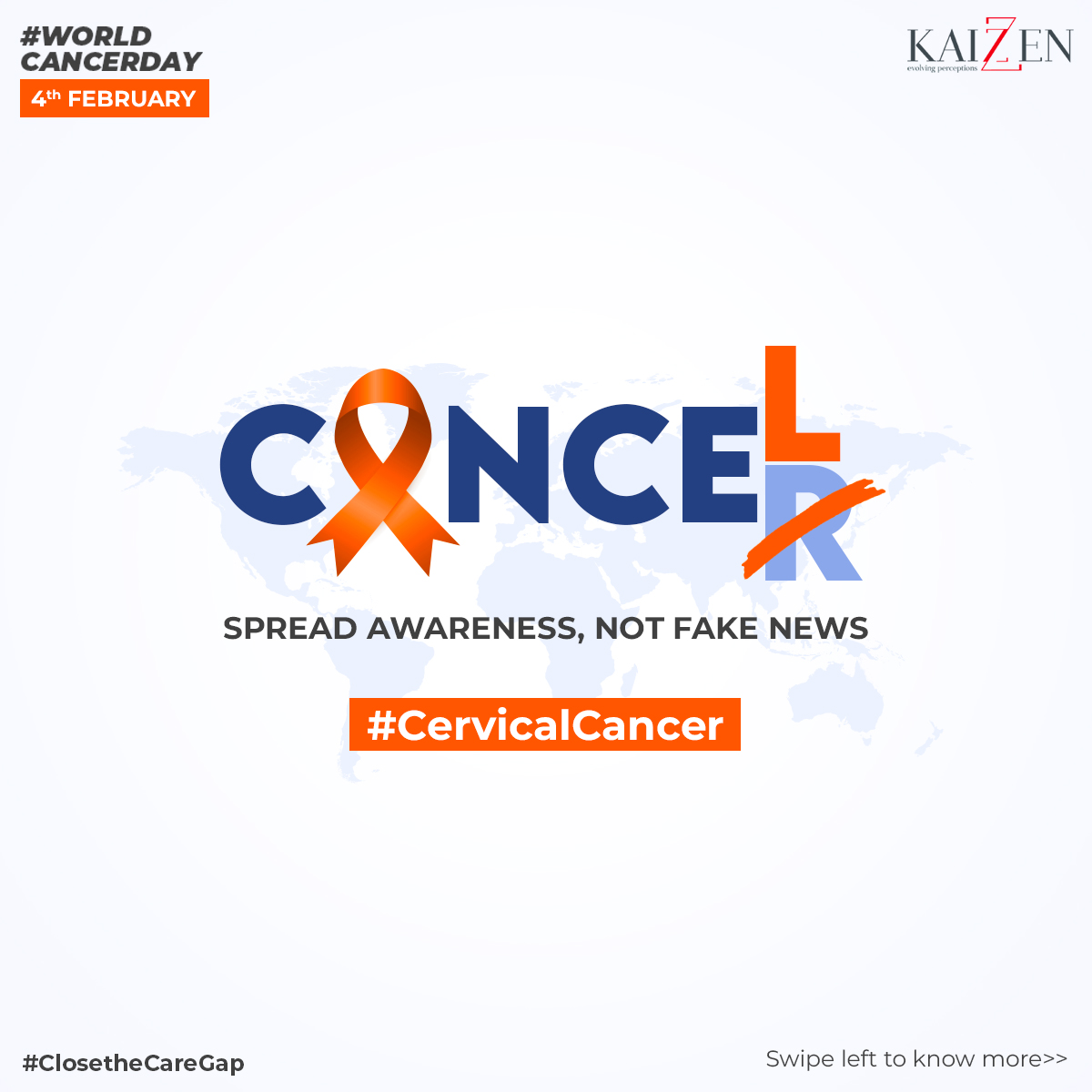 KaizzenComm's tweet photo. Let’s come together this #WorldCancerDay and commit to spreading awareness about #cervicalcancer and not distress for your loved ones. Let’s learn, prevent, and screen so we can save lives. Remember, small actions can make a big difference. #closethecaregap🎗️
#Kaizzen https://t.co/0e6pfHQNg5