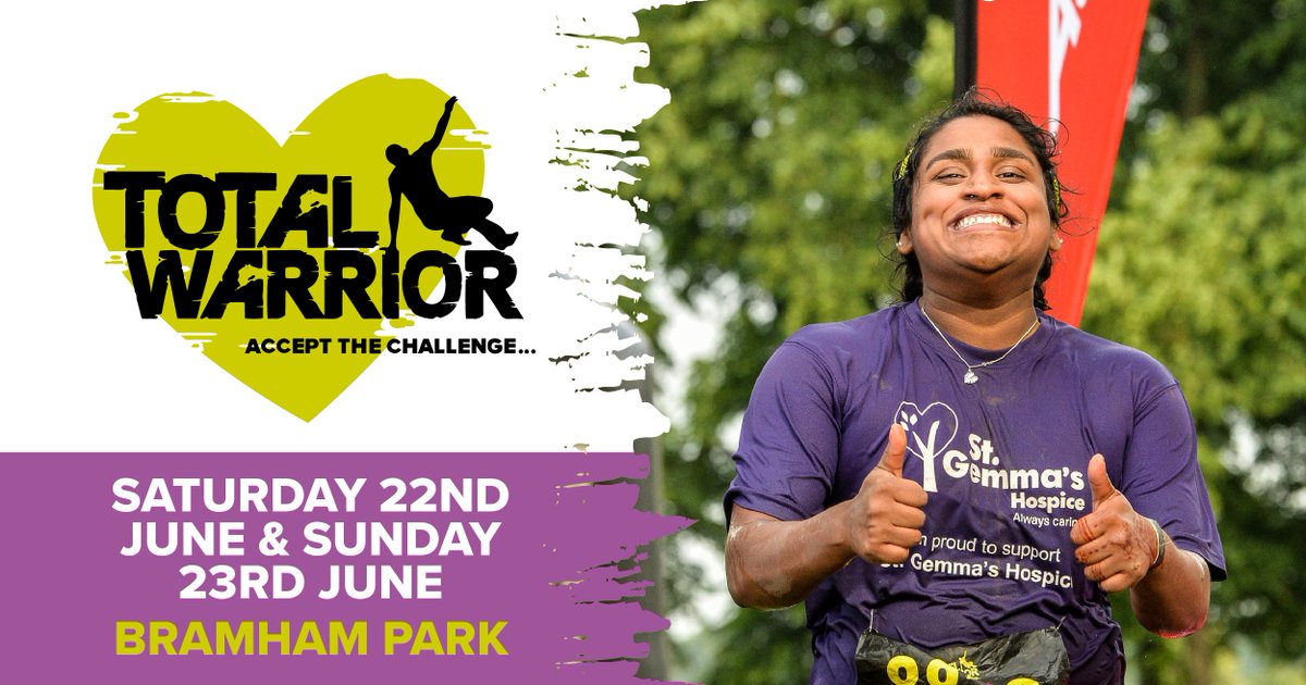 stgemmashospice's tweet photo. Get that #TotalWarrior finish line feeling with #TeamStGemmas 🙌

Sign up today at https://t.co/ernseyqnTC and support your local Hospice 💜 https://t.co/dXTwBWsf4w