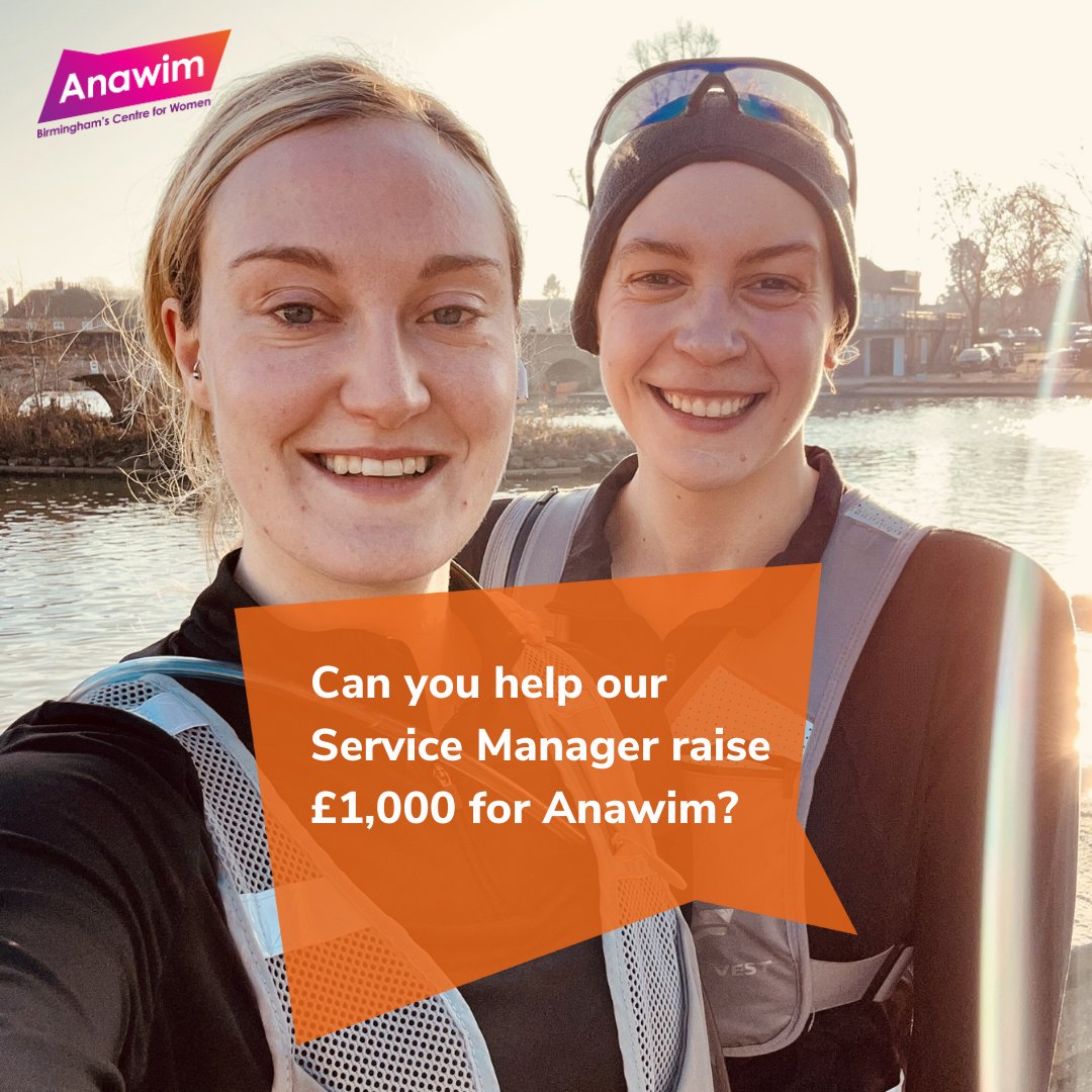 It's not too late to support our super Service Manager Katie in her half-marathon today!🙌 Please visit her GoFundMe page and donate anything you can spare to support our work today. Thank you💛 ow.ly/yLpv50QvrfZ #Anawim #ForWomenByWomen #fundraising #halfmarathon