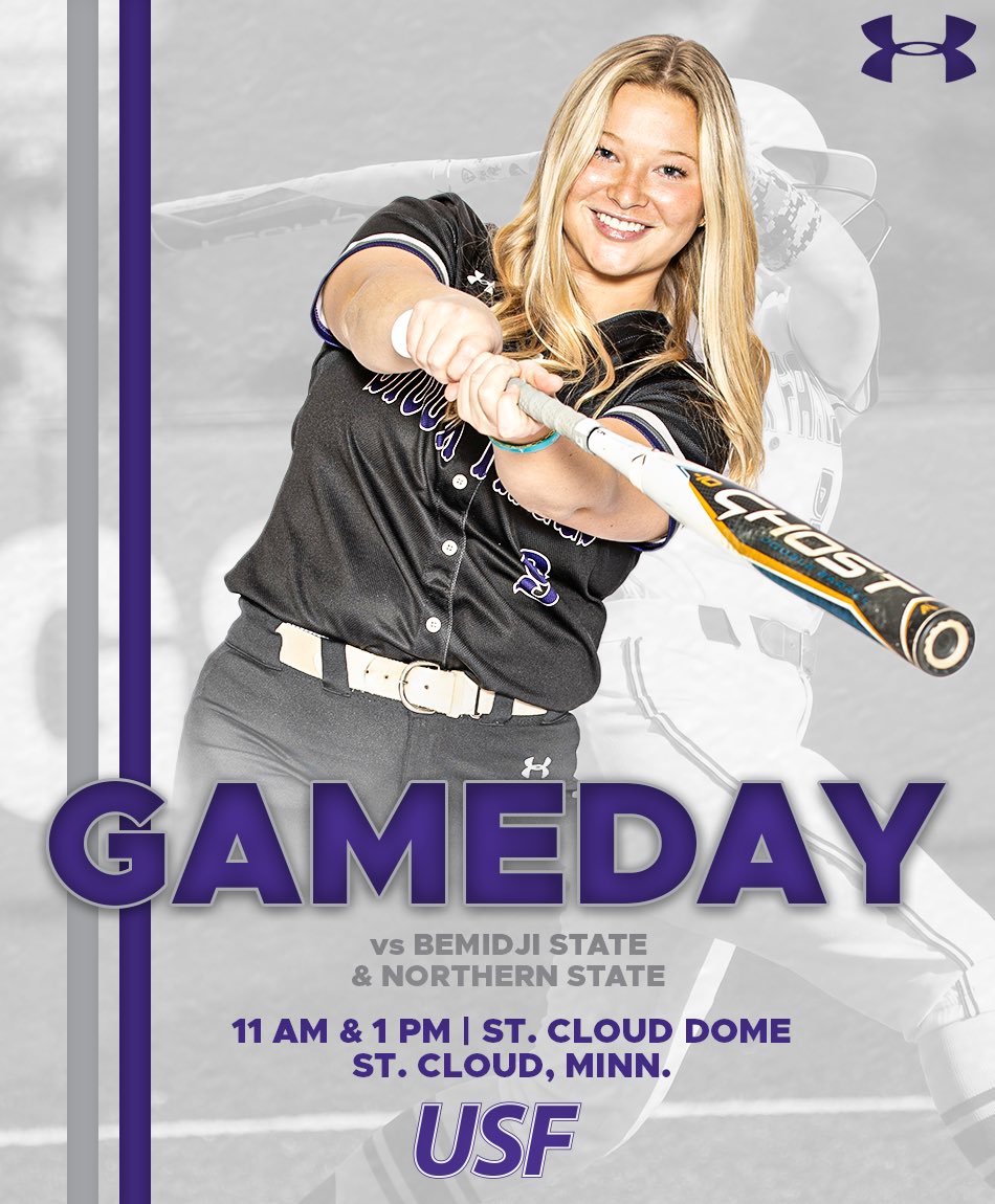 USFCougarsSB's tweet photo. Final day of the Kelly Laas Memorial Tournament!

📍St. Cloud, Minn.
🏟Husky Dome
⏰11am &amp; 1pm
📊 https://t.co/XCKr7jDOYi
📺 https://t.co/a1x84zNIYb

#GoCoo | #RiseUp https://t.co/DM82CG5SYu