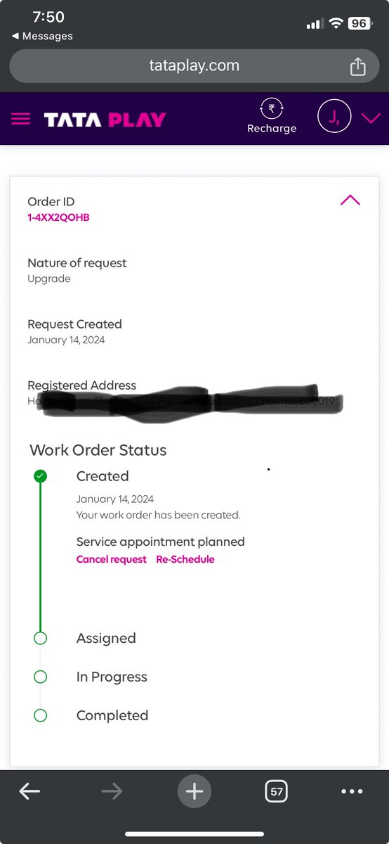 ripath's tweet image. Absolutely stunning service by @TataPlayin . Request to upgrade set top box was made on 14th Jan . This request is yet to be completed. Cancel the request.