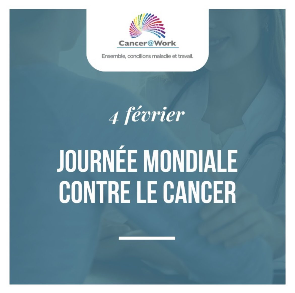 [#JournéeMondialeContreLeCancer] Parce que chaque jour, 1 200 personnes apprennent qu’elles ont un #Cancer et la moitié d’entre elles travaille, l’#Ucanss a signé, au nom de la #SécuritéSociale la charte du réseau d’entreprises engagées @CanceratWork 
#LaSécuSEngage 💪