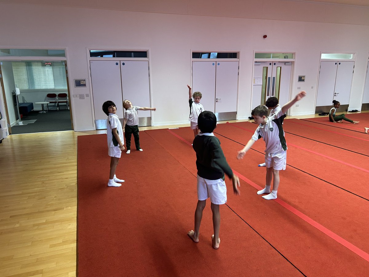 The boys are getting warmed up for their Novice Gymnastics Competition. Good luck! <a href="/SHSBoysPrep/">SHS || Boys' Prep</a>