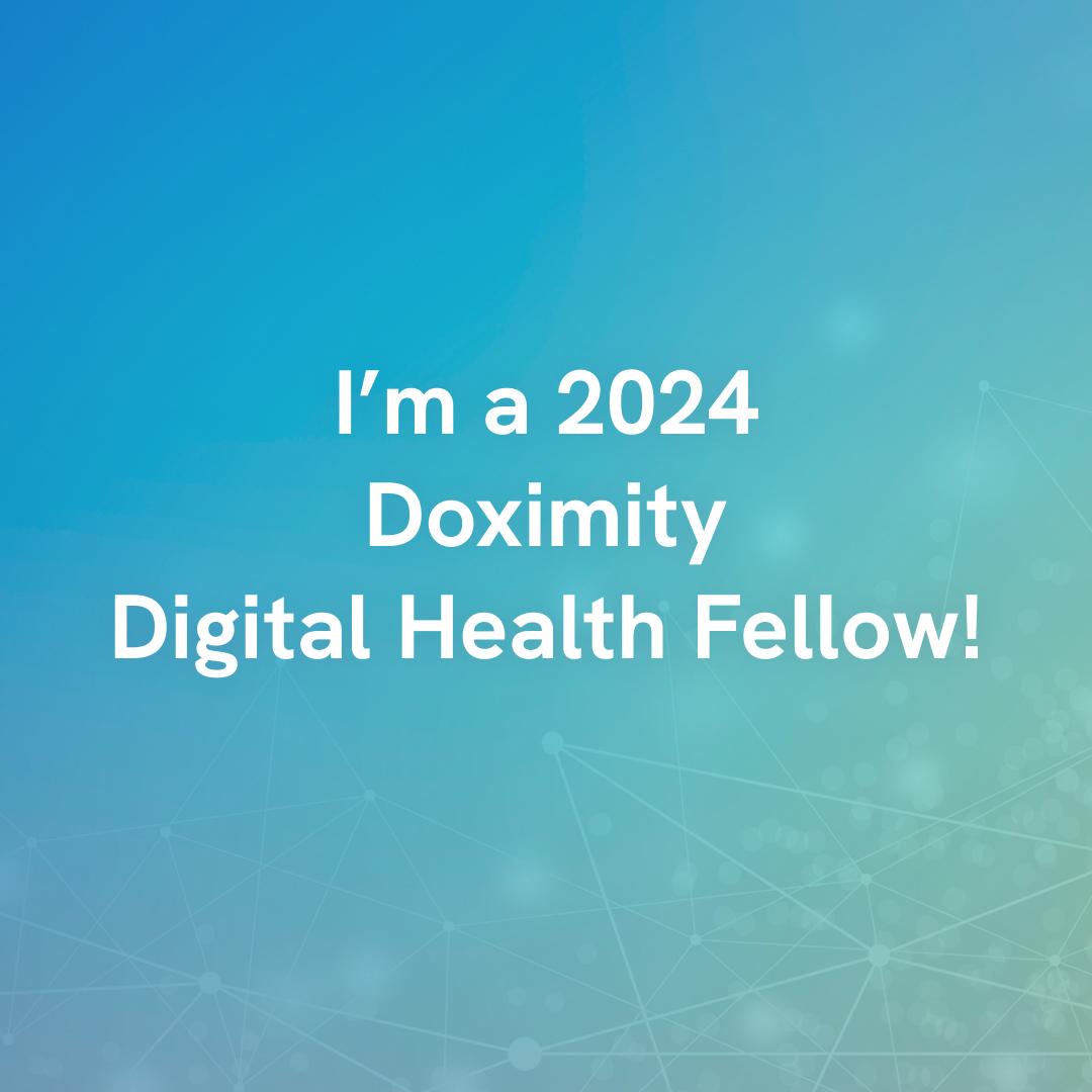 SarahMerrittMD's tweet photo. I'm starting my journey as the 2024 Doximity Digital Health Fellow! Looking forward to innovating and making an impact in digital health. Here's to an exciting year ahead! 🚀 #DigitalHealth #Innovation https://t.co/xok4oCMFFq