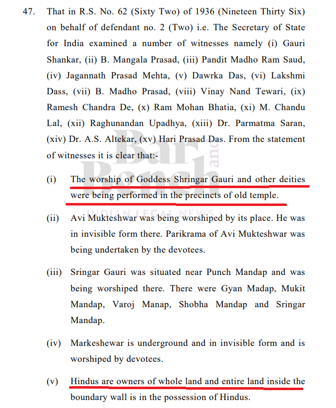 In response, the Government said:

"The entire plot on which the disputed structure stands was NEVER...