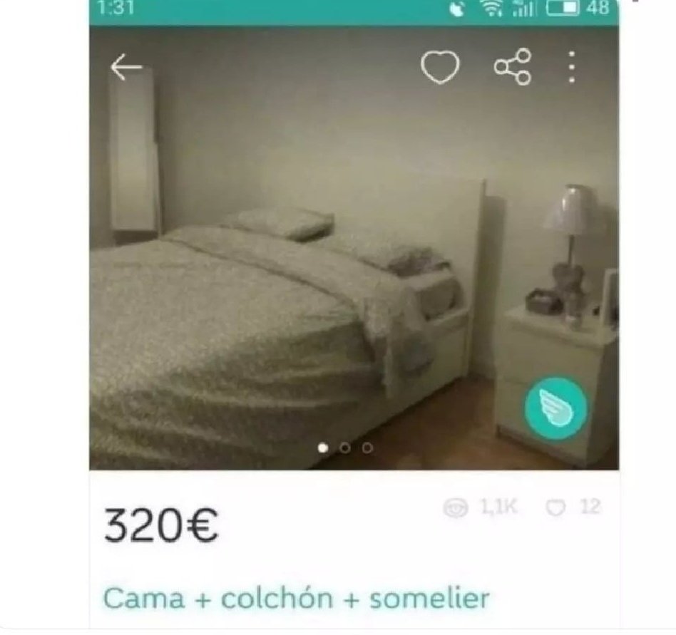soycamarero's tweet photo. Así da gusto, una cama, un colchón y un señor que te sirva vinos. https://t.co/pud2AyEMKu