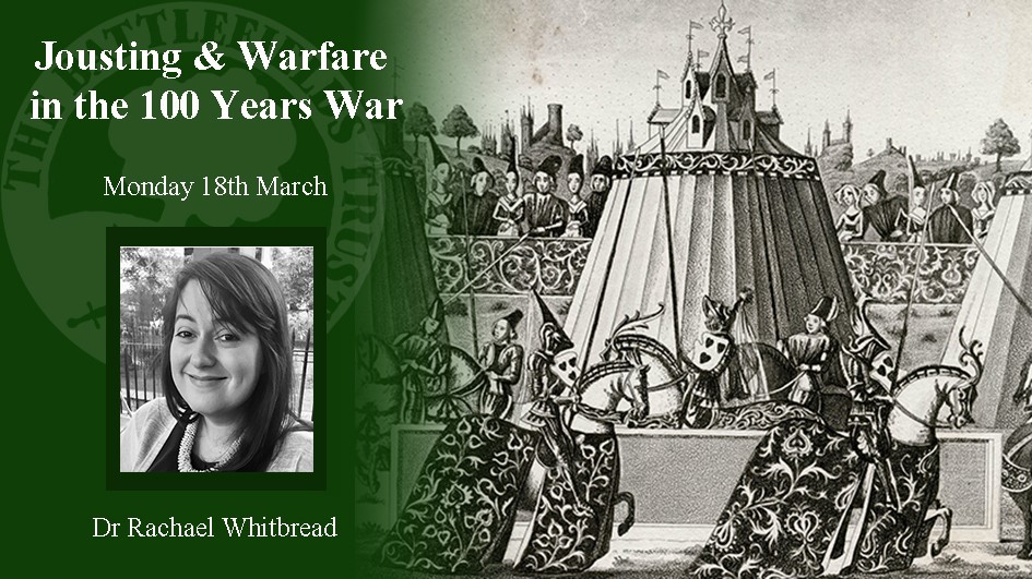 Monday 18th March 2024, 8pm. Battlefields Trust Online Lecture: Jousting & Warfare in the 100 Years War For further information, visit: battlefieldstrust.com/event.asp?Even… For Trust membership information, visit: battlefieldstrust.com/membership/