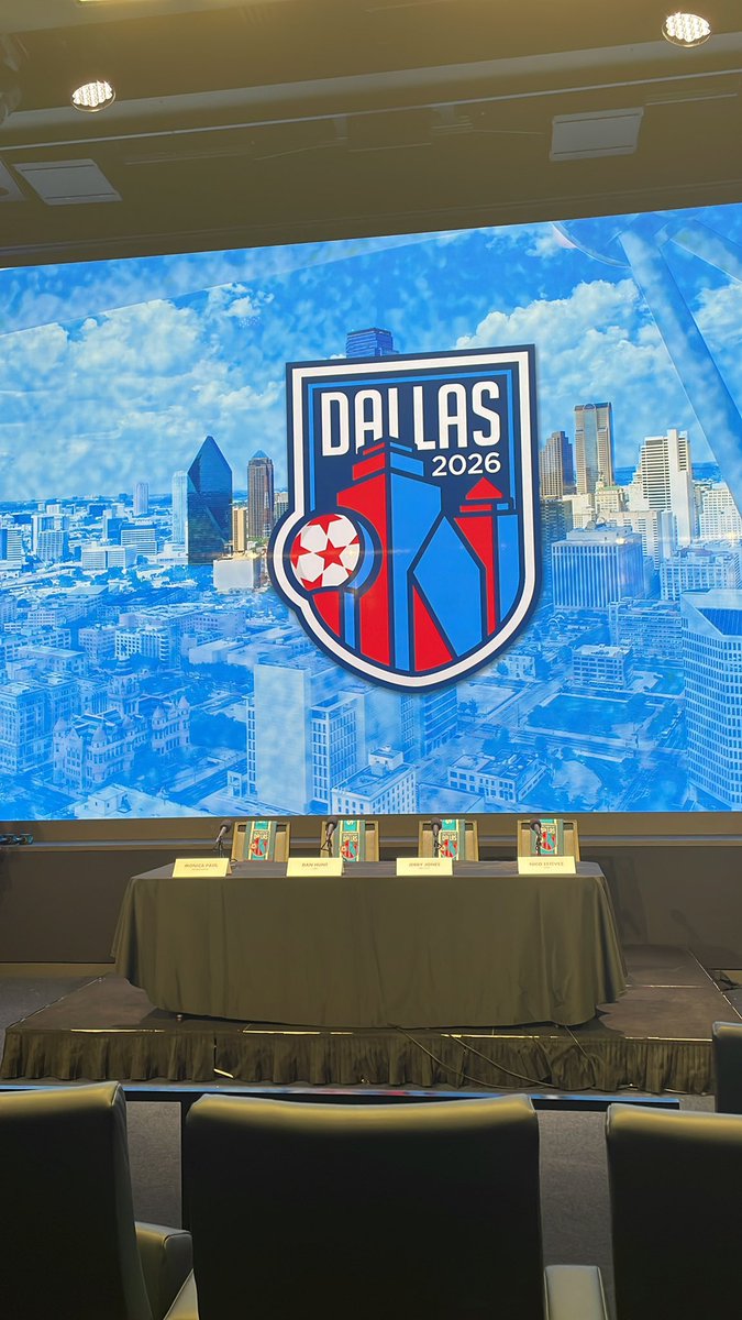 ⚽️ Today, we find out if the rumors are true…

Will the 2026 FIFA World Cup final be played in Dallas or New York City?