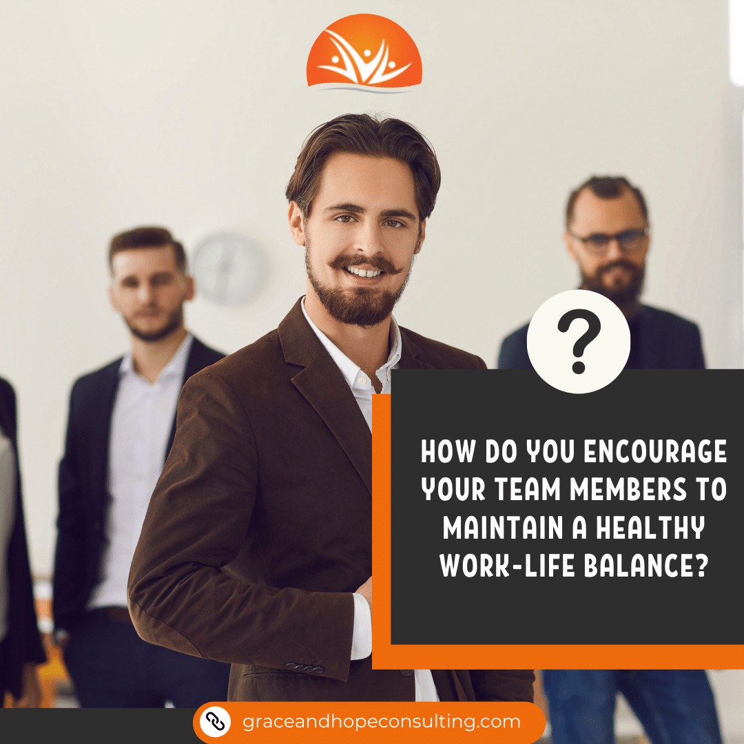 How do you encourage your team members to maintain a healthy work-life balance?

#WorkLifeHarmony #BalanceMatters #NoBurnoutZone #LifeWellLived #HealthyWorkCulture #WorkSmartLiveWell #TeamWellnessFirst #MindfulProductivity #StriveForBalance #BeyondTheDeskGrind