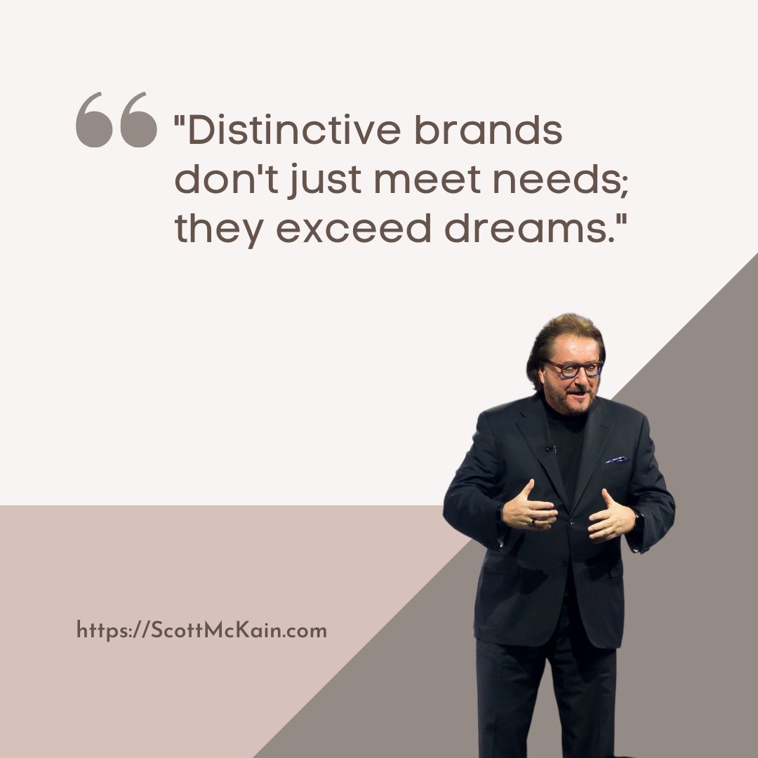 scottmckain's tweet photo. Don't just meet the needs of your #customers and colleagues...help them exceed their dreams!
https://t.co/6TddHp5GEe
#BeDistinct #leadership #CX #professionalspeaker https://t.co/lYgcALDDVj