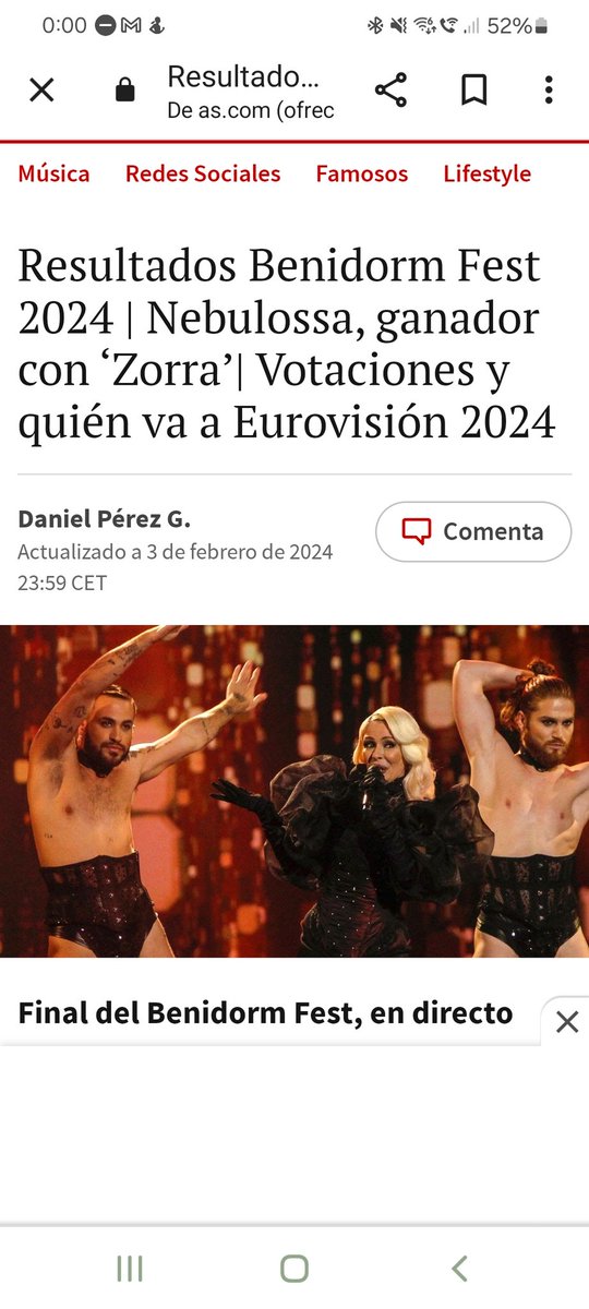 trioalterego's tweet photo. @eurovision_tve EL @BenidormFestTVE debería desaparecer..... https://t.co/hjEKU1XA43