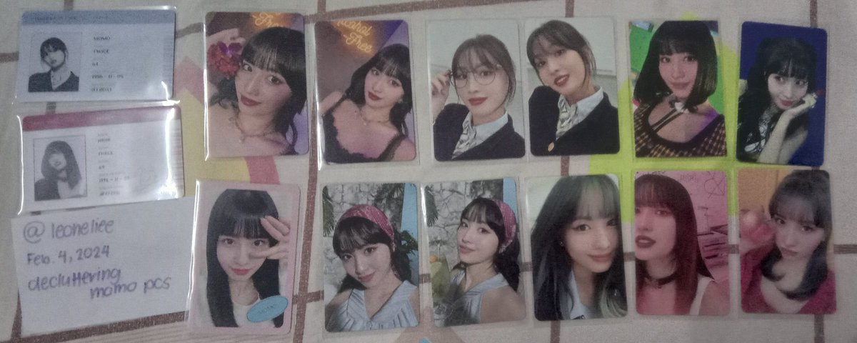 leoneliee's tweet photo. wts lfb twice ph
#sierrasells
~make your own set~

momo taste of love, formula of love, peach, green project, ringpop and can't stop me pcs

— can do tingi
— mint condi
— free pf
— x rush shipping 
— payo/ 3 days to 1 week dop

t. wts lfb twice pcs tol fol gp rp photocards ph https://t.co/hfiUscdGnV
