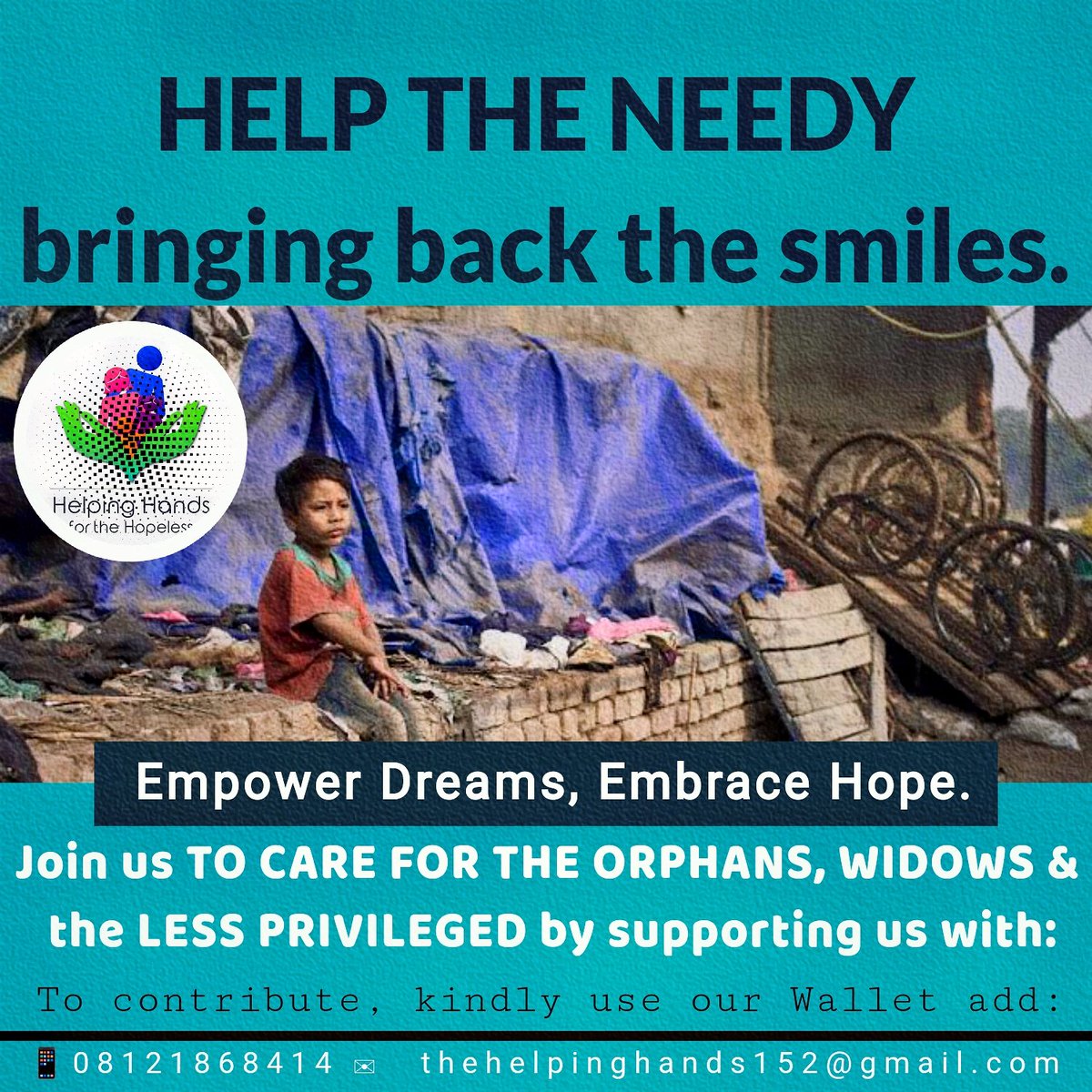 OrphanUnityAid's tweet photo. Dear @JupiterExchange Community. 

The Helping Hands foundation is reaching out to you for your generous assistance, partnership, and support in making a positive impact on the lives of orphans and the less privileged.

DChFDfCoRodxKo79weA8QLxDRyWBaStKHZRpjF6U5JGd    #SOL Address https://t.co/lGe7wziy82