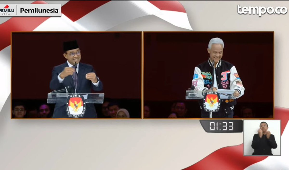 "maju lo anjing!"                  "hajar sayang"