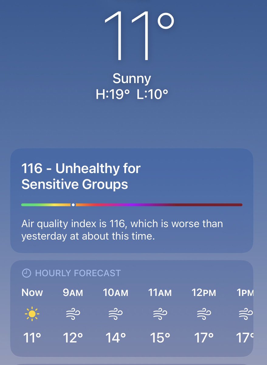 Americans think this AQI is bad. 🤣 You all haven’t seen anything. #airqualityindex #pollution