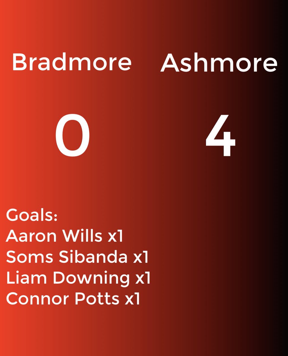 🚨Bradmore 0 - 4 Ashmore 

Big test against an inform side today but Dominant performance from the boys and our 5th clean sheet in a row! Controlled the ball and took our chances! 🌲⚽️

MOTM - that man <a href="/DanGuy_/">Dan Guy</a> man who could megs a mermaid! 😮‍💨🔥 

#uptheash ❤️🖤