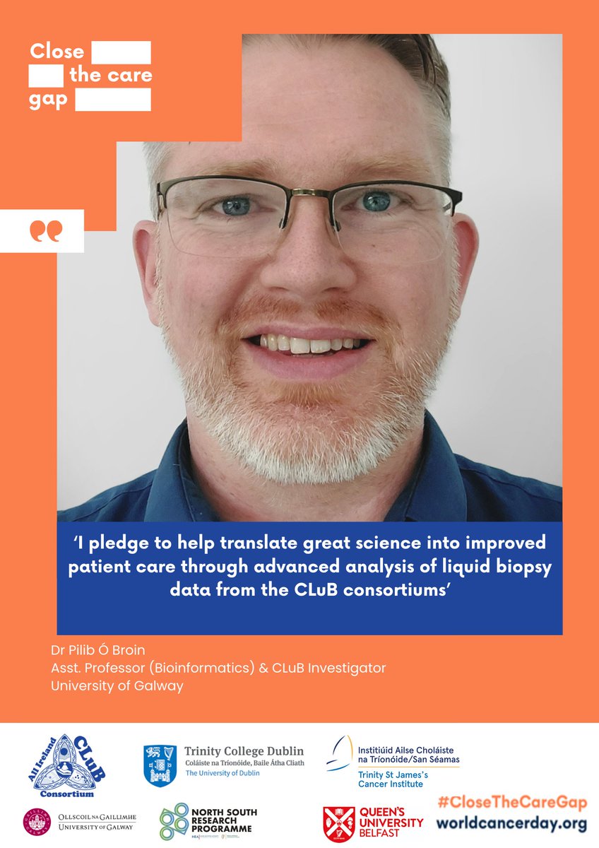 As the Global Cancer Community strives to #CloseTheCareGap our @CluB_Cancer1 Investigator @Pilib_ pledges the following ... @CancerUniGalway @TCDTMI @tcdTBSI @CancerInstIRE @QubPGJCCR @pharmacyatQUB @hea_irl #NSRPproject.