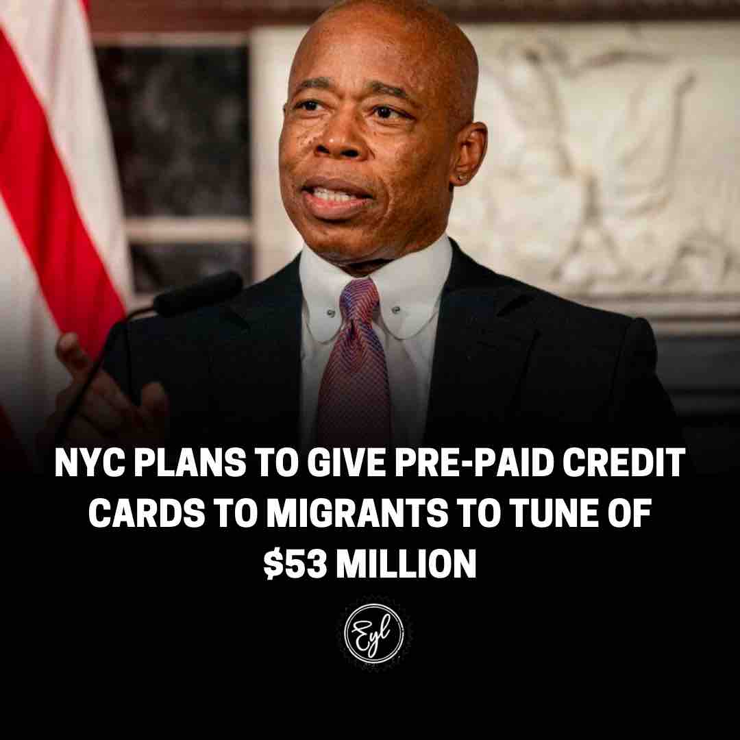 EarnYourLeisure's tweet photo. NYC’s $53 million initiative gives pre-paid cards to migrants for essentials, starting with 500 families. Cards, with amounts based on family size (e.g., $1,000 for four), are restricted to food and baby supplies at designated stores.

Visit our website for more on this story https://t.co/ZhRmarwJCx