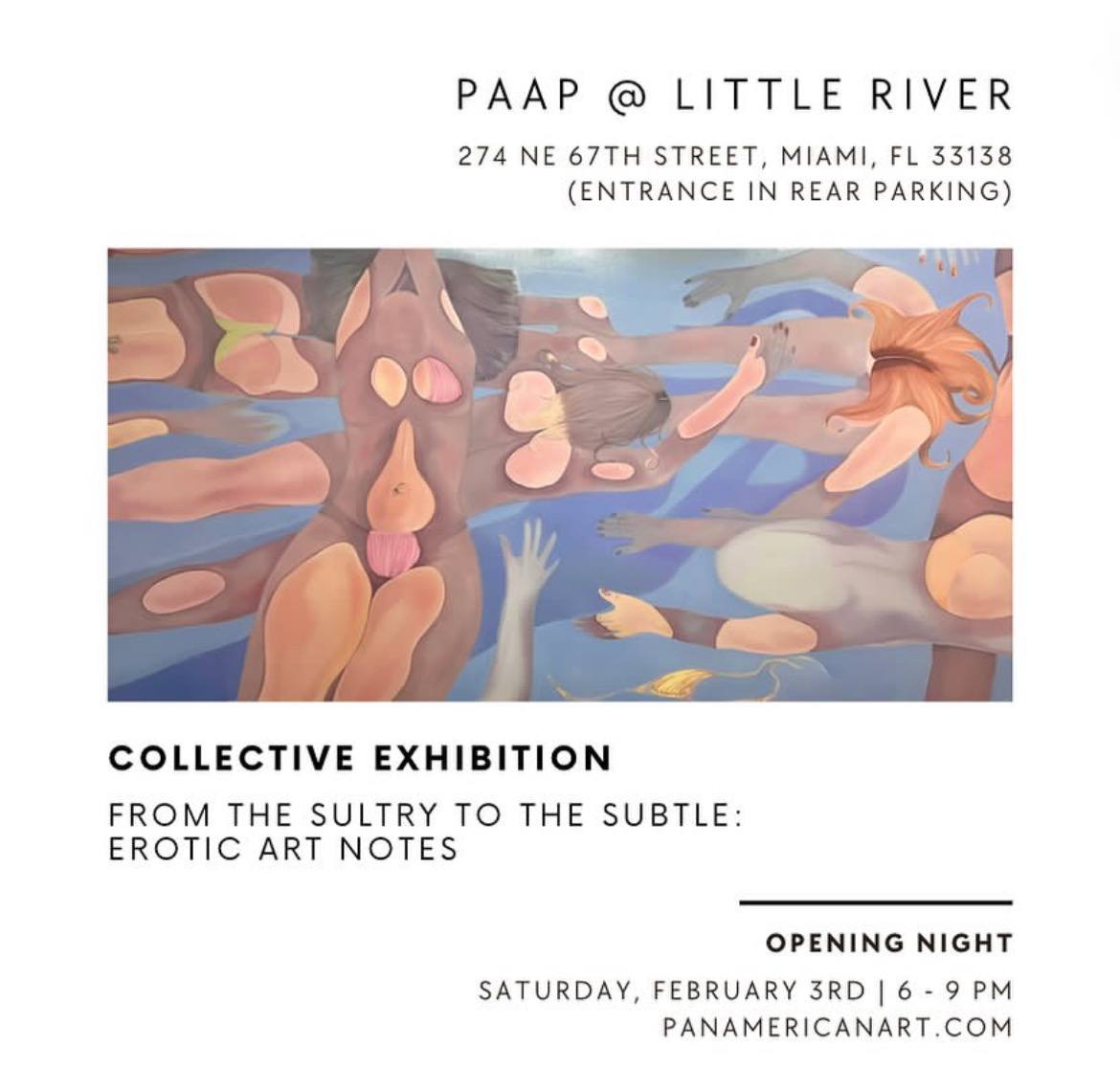 wonderkatzi's tweet image. Gm ❤️ I'm excited to announce that my work is on view at Pan American Art Projects in partnership with @ClitSplash. Together with great artists including my favourite @HPictur. Thank you for having me!

'From the sultry to the subtle: Erotic Art Notes' group show – part of the…