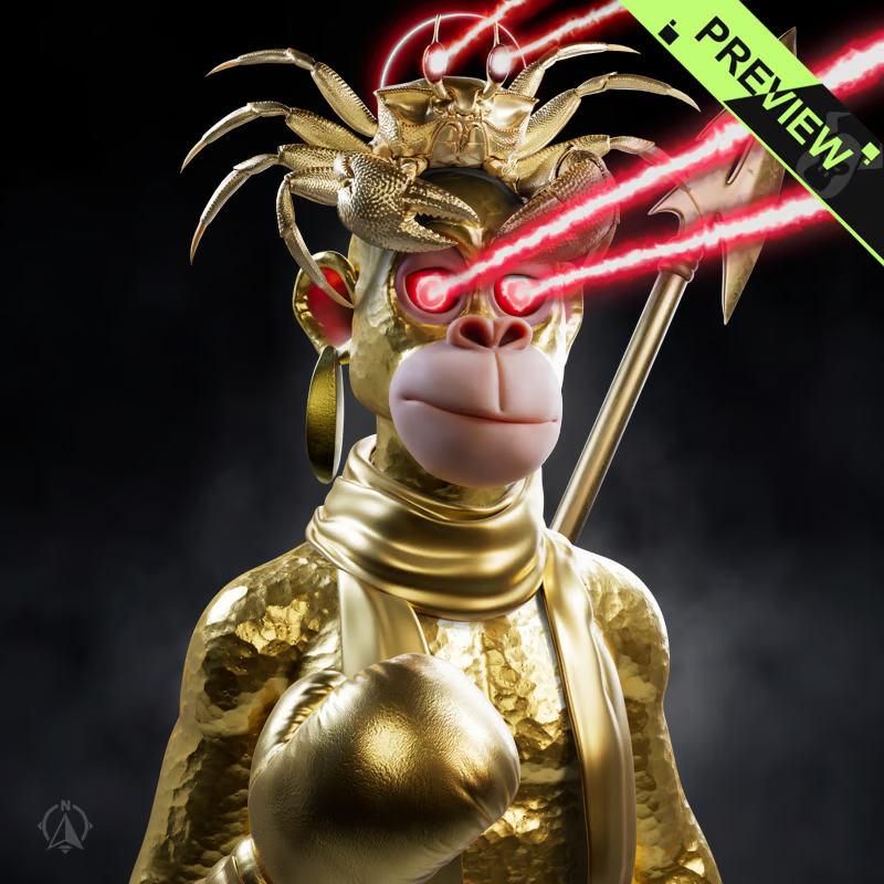 I was told that there is an ongoing <a href="/BullsApesProj/">Bulls and Apes Project</a> quest war between the #BAP 6 &amp; the community.   

Throwing in my hand too from today. Ready for the challenge? 😉

Ape below is one of the billion combinations that can be made via the configurator.  

#AToD #NFTs #NFTCommunity