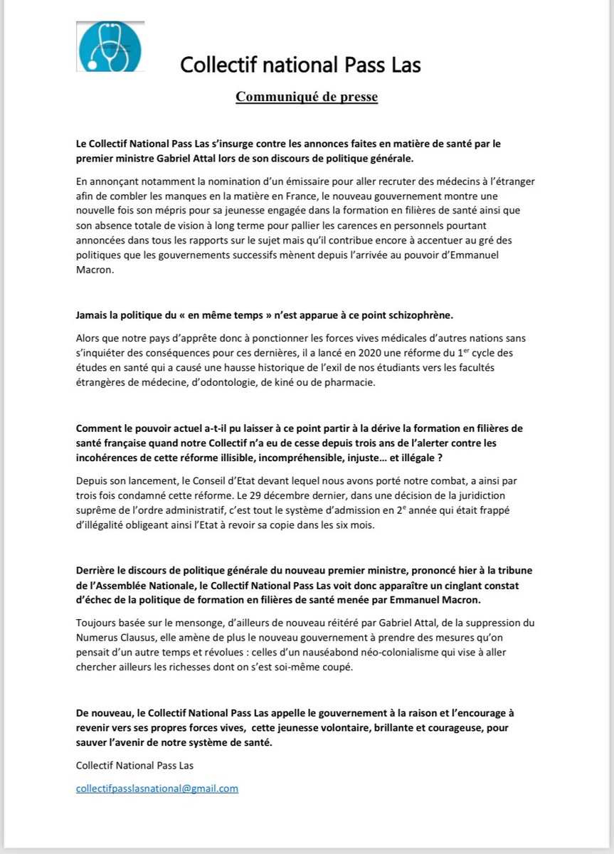 Les mesures prises par <a href="/GabrielAttal/">Gabriel Attal</a> en matière de santé, sont aberrantes!!
<a href="/Vidal7602/">Annie Vidal</a> <a href="/J_PVigier/">Jean-Pierre Vigier</a> <a href="/PatrickVignal/">Patrick Vignal</a> <a href="/CorinneVignon/">Corinne Vignon</a> <a href="/villedieu_a/">Antoine Villedieu</a> <a href="/AndreVilliers89/">André VILLIERS</a> <a href="/AlexVincendet/">Alexandre VINCENDET</a> <a href="/AnneCecileVio/">Anne-Cécile Violland</a> <a href="/ViryStephane/">Stéphane Viry</a> <a href="/StephaneVojetta/">Stéphane Vojetta</a> <a href="/LionelVuibert/">VUIBERT Lionel</a> <a href="/g_vuilletet/">Guillaume Vuilletet</a> <a href="/LeoWalter04/">Léo Walter</a> <a href="/warsmann/">Jean-Luc Warsmann</a>