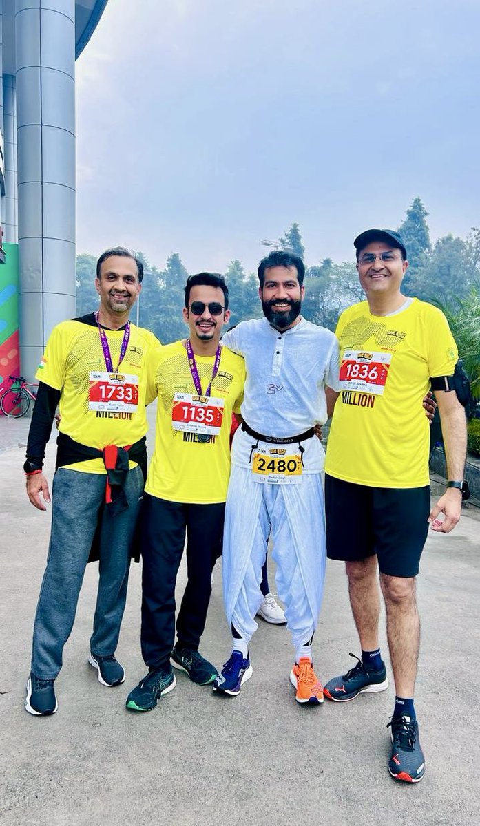 sumeetsh's tweet photo. Excellent #running day 04-Feb’24 at #OneRace2024 Gurgaon , gratitude for constant #runninginspiration from @IronmanPrashant  @sanjaypanghal shivansh sharma. 
Inspired to ace up running in 2024! https://t.co/baQ46bbLWf