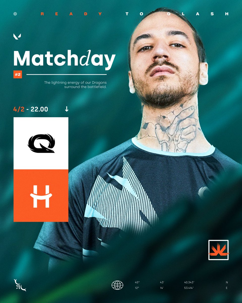 QLASH_Esports's tweet photo. ⚔️ 𝕄𝕒𝕥𝕔𝕙𝕕𝕒𝕪 𝟜 | 𝕎𝟚

🕙 22:00
🆚 @HappygameEsport 
📺 https://t.co/6Cpd6FLyvt

#ForzaQLASH #VALRinascimento #sognatori | @valleague_it https://t.co/FMCzZwtd7N