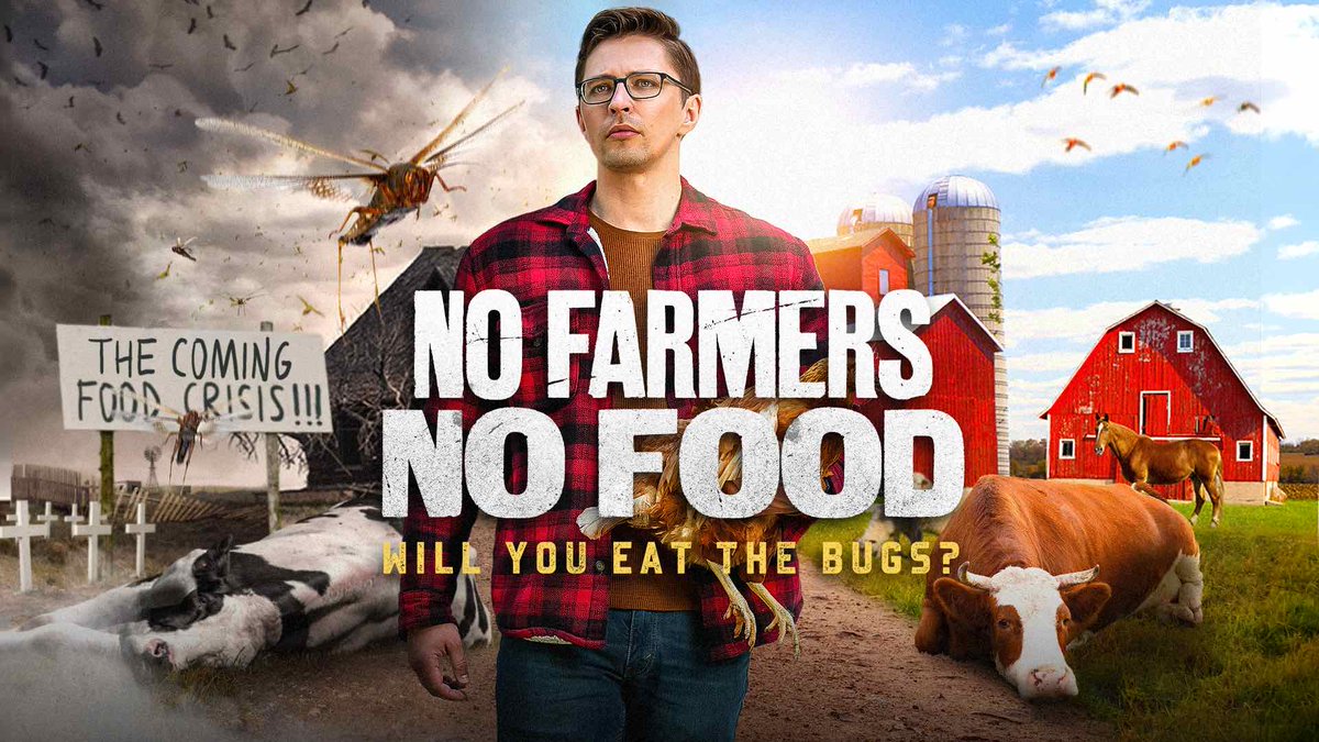 Farmsent_io's tweet photo. Farmsent's #NofarmerNoFood blooms! From hashtag to movie &amp; now a movement across Europe, demanding food security &amp; farmer respect! Join the call! ✊ https://t.co/fAWKpUm7Ns